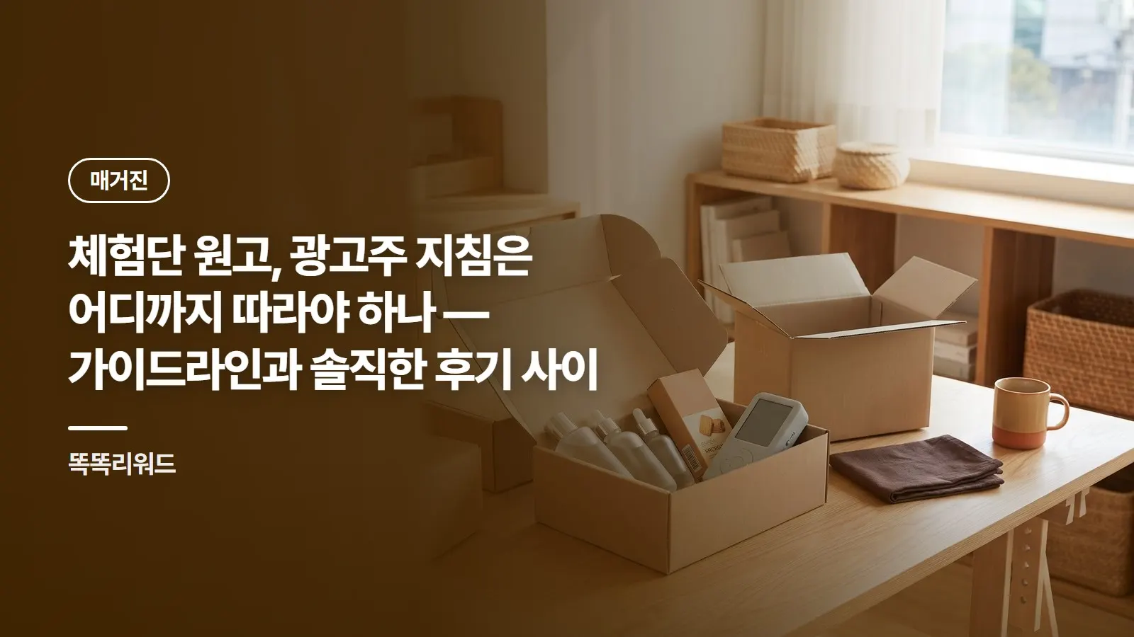 체험단 원고, 광고주 지침은 어디까지 따라야 하나 — 가이드라인과 솔직한 후기 사이